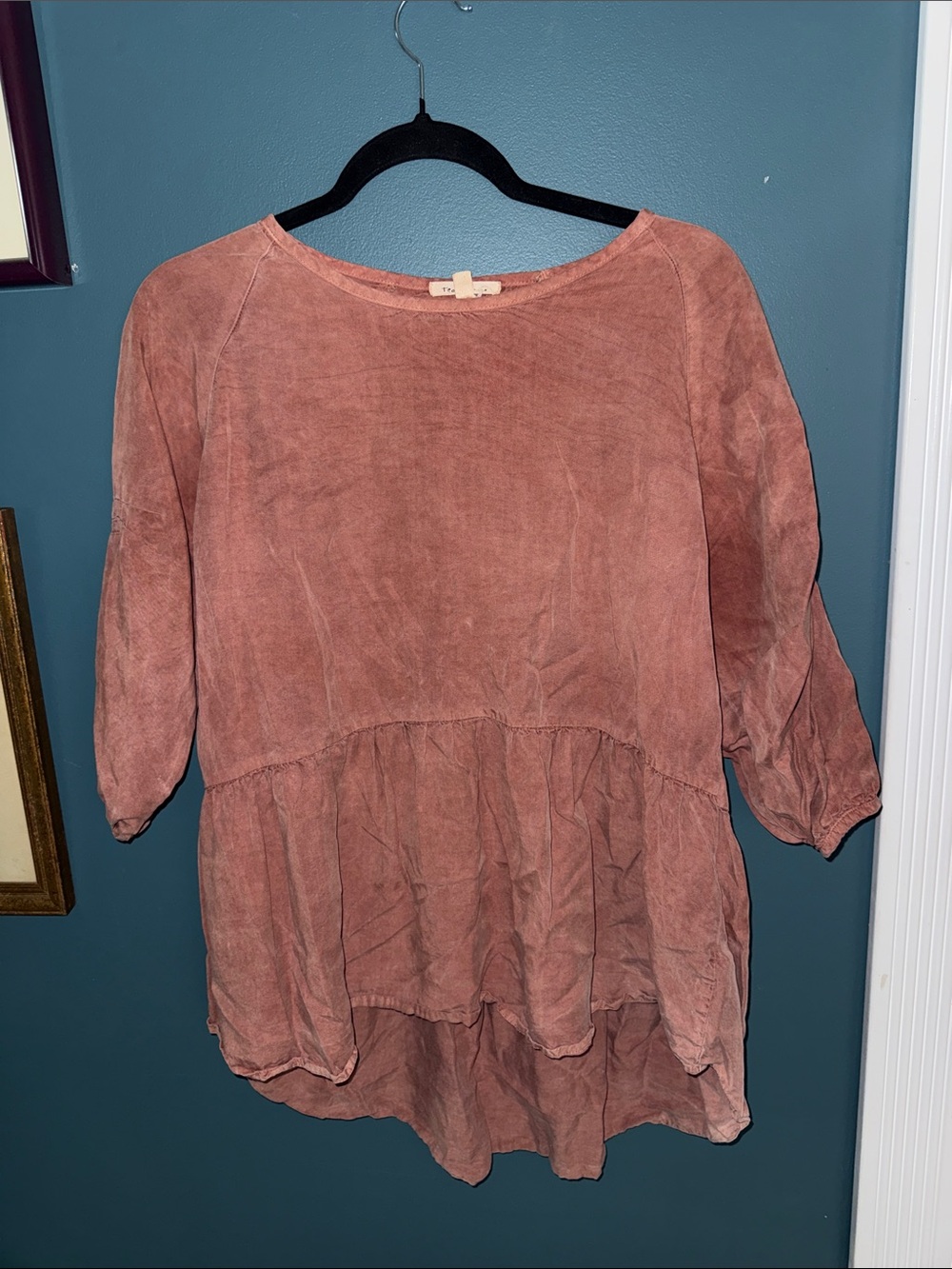 tea n rose Washed Rose Tunic Top